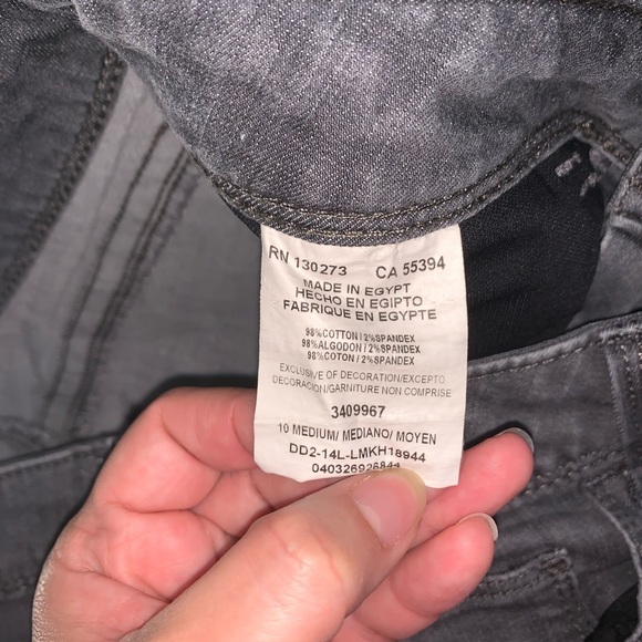 Lee Perfect Fit Gray Straight Leg Jeans 